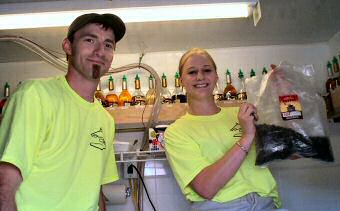 Wally and Heather Wilson of Wallygators Express